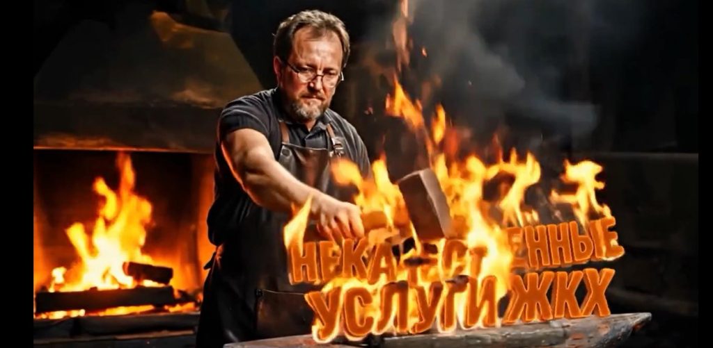 Лидер свердловских эсеров предстал в образе кузнеца -