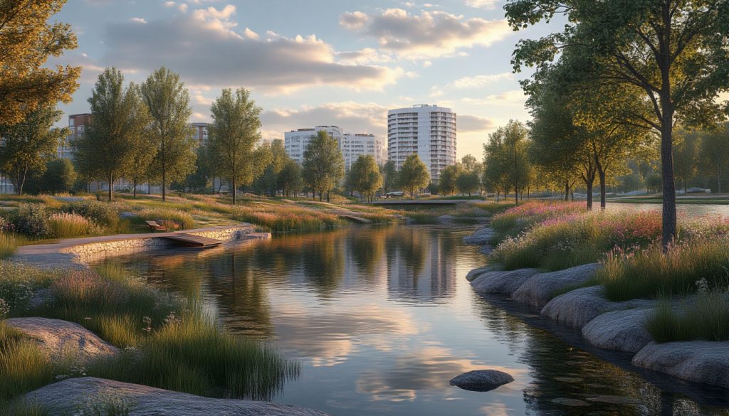 В Свердловской области ужесточилим застройку у воды - Механизм допуска к строительству на уязвимых территориях кардинально пересмотрен. Если раньше застройщику было достаточно предусмотреть инженерную защиту (например, возвести дамбу или обустроить дренаж), то теперь этого недостаточно. Перед началом работ необходимо получить официальное разрешение от Росводресурсов и Росреестра. пруд набережная релакс отдых прогулка благоустройство
