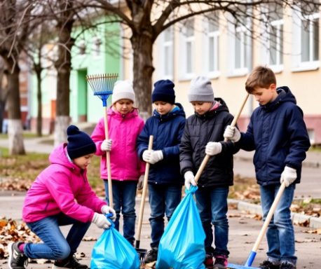 дети школьники серов