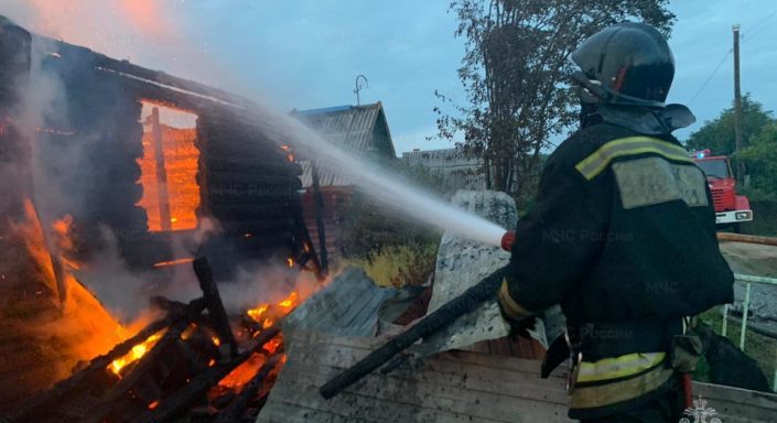 пожар Первомайская Горноуральский МО