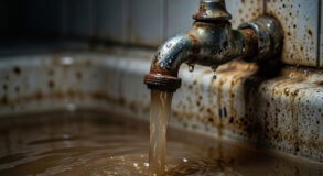 грязная вода кран ЖКХ