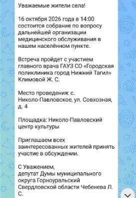 Николо‑Павловское может остаться без детского врача -